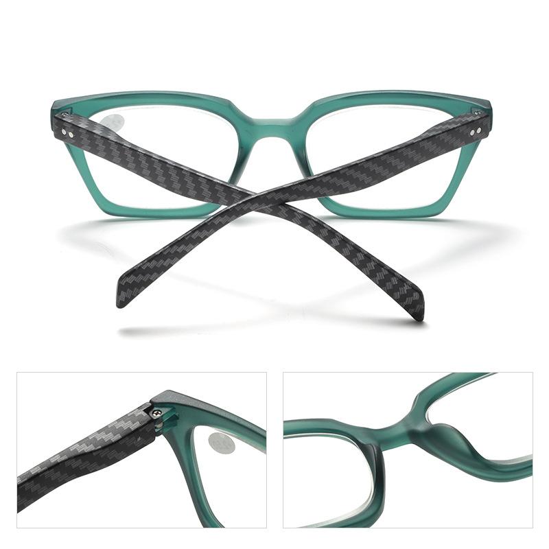Personalisierte Farbabstimmung Lesebrille Amazon Damen Einfache Großer Rahmen Katzenauge Lesebrille