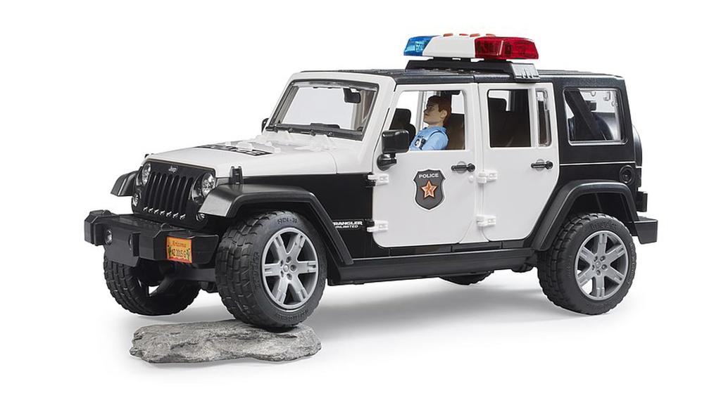 Bruder Jeep Police Car with Figure BR02526