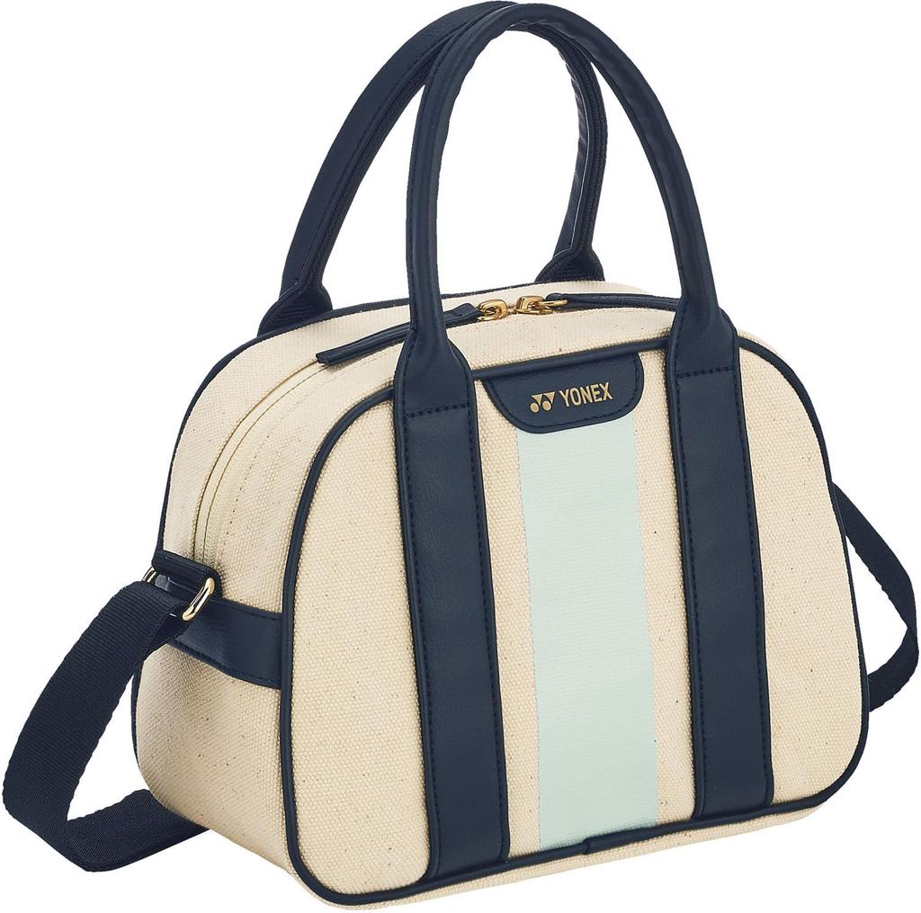 Yonex Tennis Shoulder Mini Shoulder with Bag, Bag, Water-Repellent, Pocket, BAG2554, White/Navy