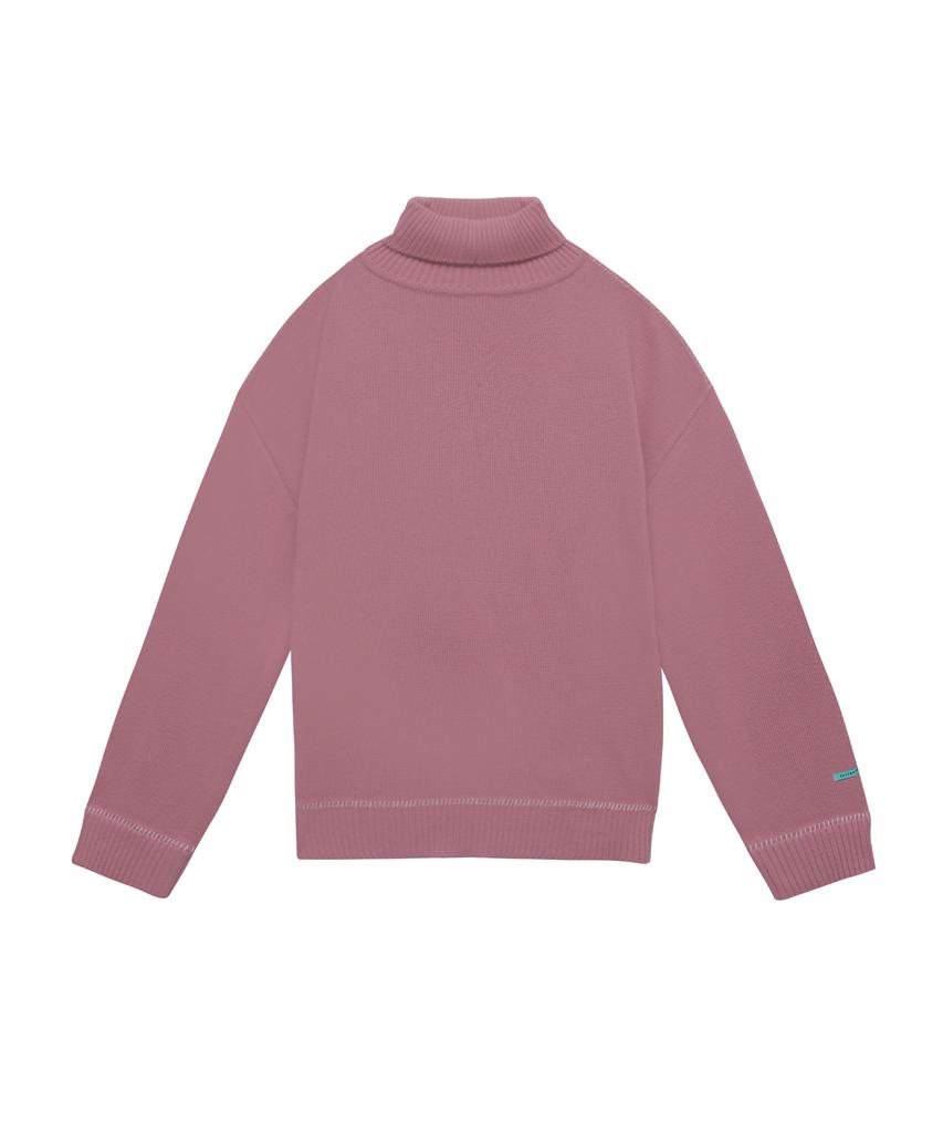 INSTANTFUNK Ms Stitch Wool Turtleneck Knit - Pink