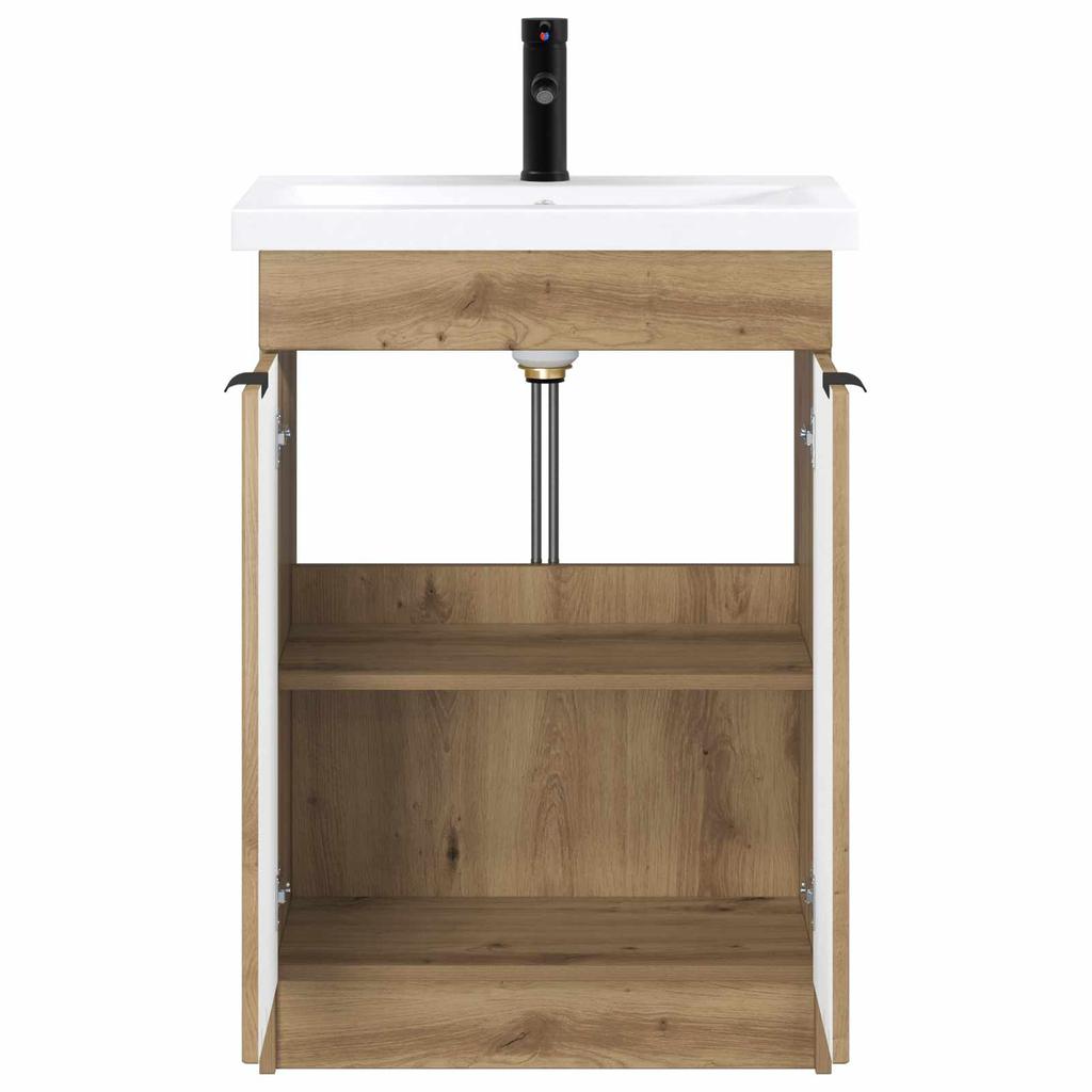 Bathroom Furniture Set Artisan Oak 56 X 37.5 X 81 Cm