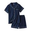 [Hill Top Cloud] Gauze Pajamas, Women's, 100% Cotton, Room Wear, Short Sleeve Shirt, Shorts, Top and Bottom Set, Loungewear, Double Gauze, Sweat