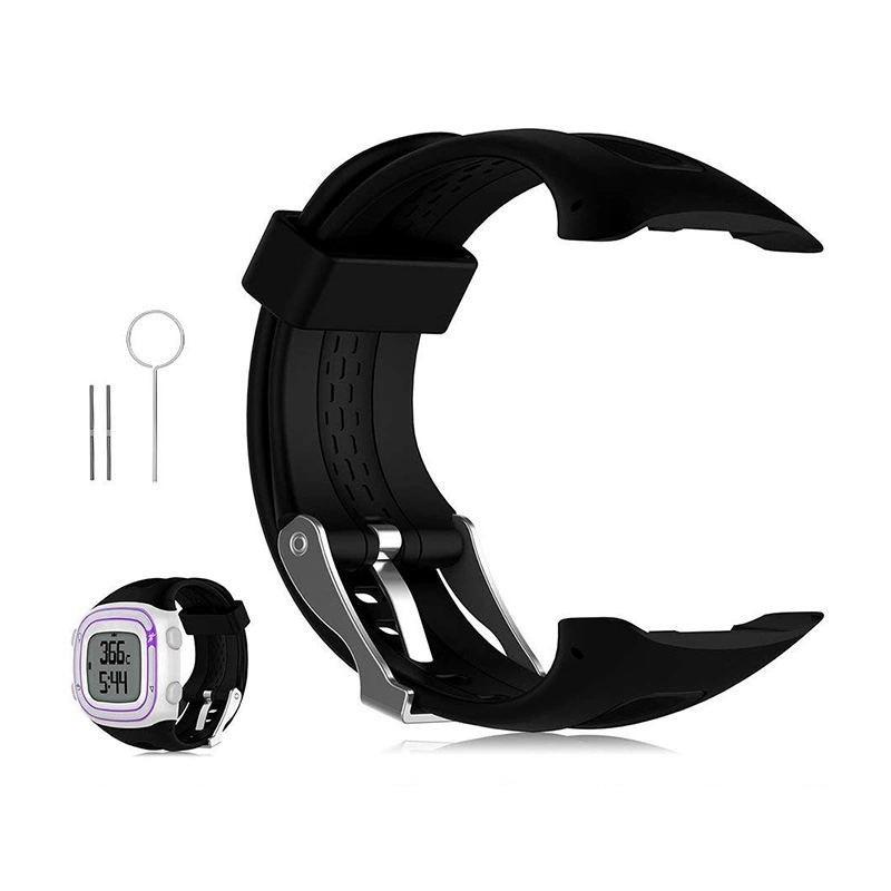 Soft Silicone Replacement Watch Band for Garmin Forerunner 10/15