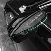 2pcs Car Rearview Mirror Rain Eyebrow Visor Carbon Fiber Car Rearview Side for Mercedes Benz A B C E S Class CLA CLS SLK GLA GLC