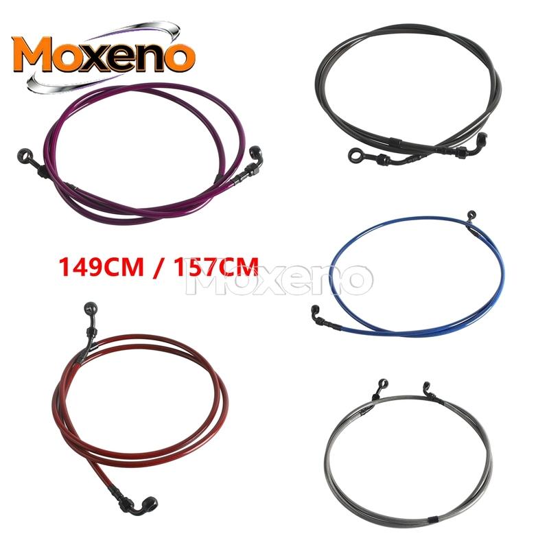 Upper Brake Line Kit Motorcycle 149cm 157cm Brake Oil Hose For Harley Touring 2015-2023 Road Glide FLTR Special FLTRXS FLTRX