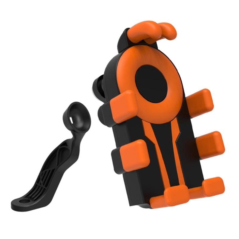 Shockproofed Cycling Phone Mount Nonslip Handlebars Clamp Cycling Gear for Outdoor Sport