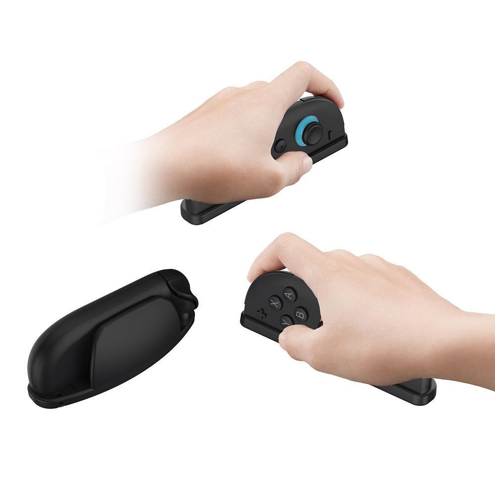 2Pcs Game Controller Mouse Base Ergonomic Left+Right Controller Bracket Stand Holder Wear Resist Game Handle Case for NS2