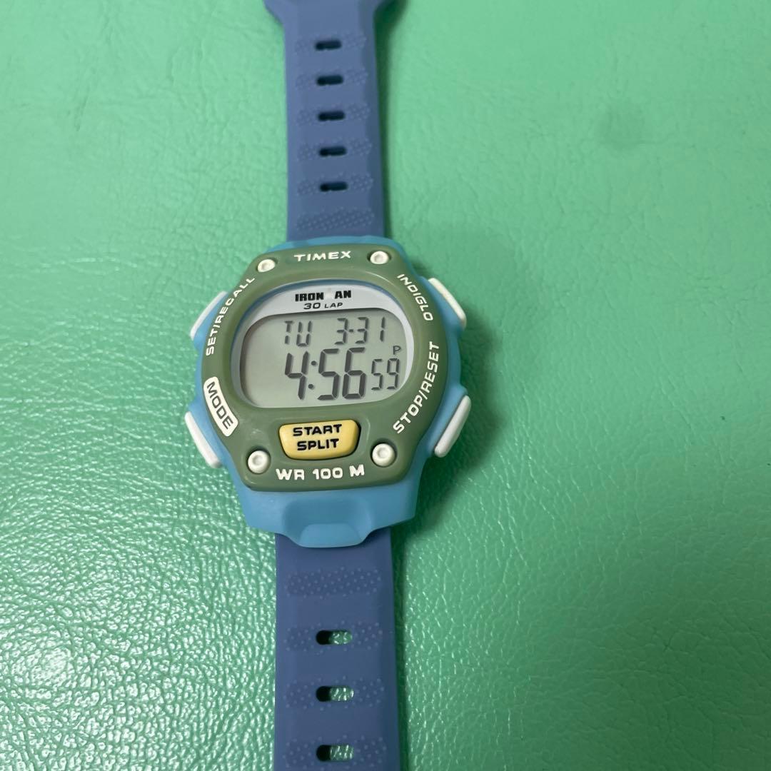 TIMEX IRONMAN digital watch blue