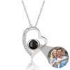Custom Photo Necklace Projection Necklace with Picture I Love You 100 Languages Personalized Necklace Jewelry Gifts for Women