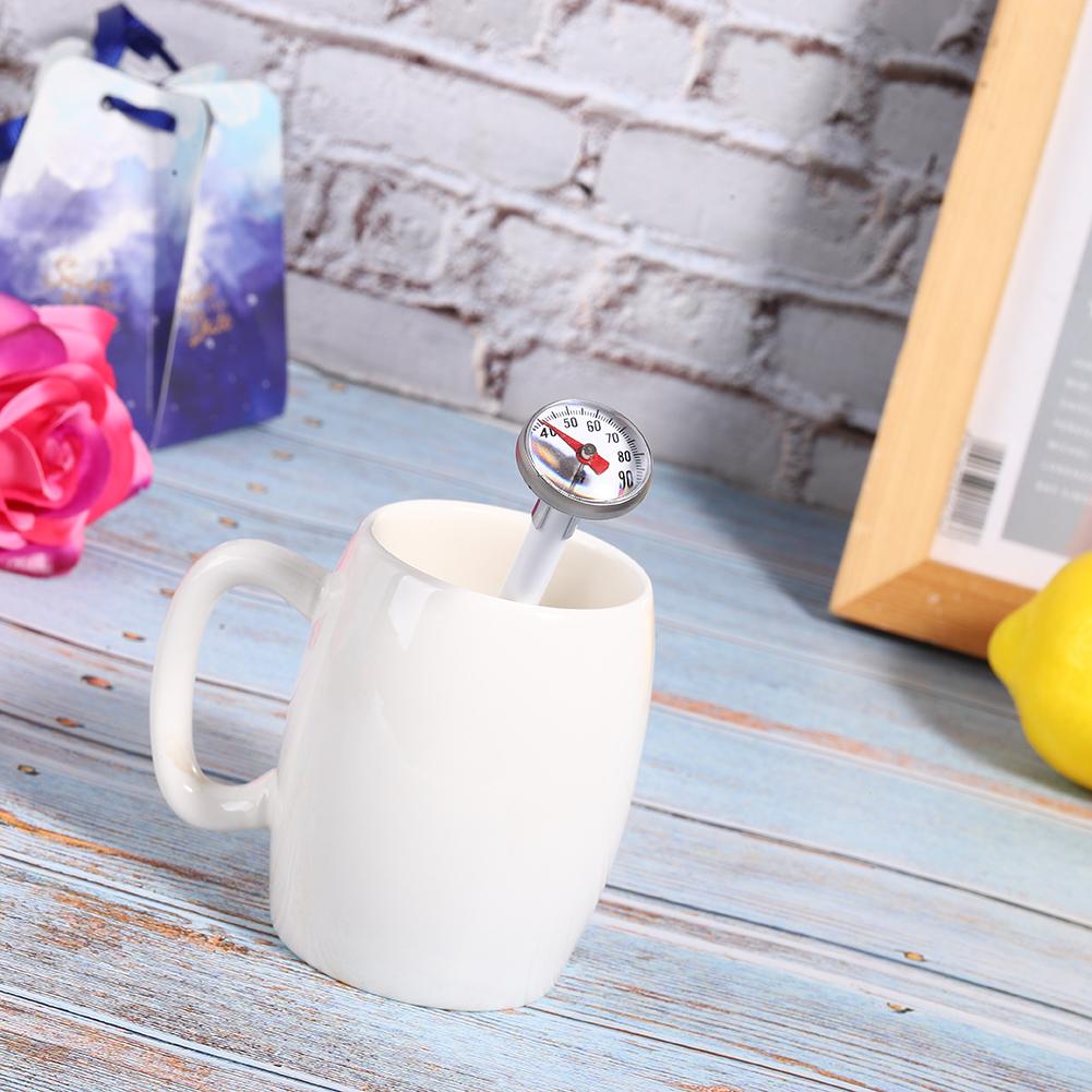 2pcs Professional Kitchen Milk Bottle Thermometer Instant Read Needle Thermometer Cooking ToolsWhite