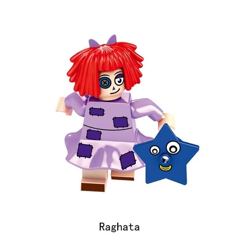 Colorful Digital Circus Palm Niken Clown Kraftmo Building Block Figurine Set Abs Material