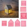 Reusable Epoxy Resin Molds for Home Decoration, Art Project, Silicone House Mold for Making Home Decorations Art Craft