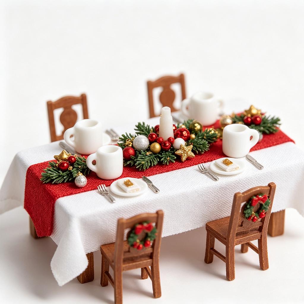 1:12 Scale Miniature Coffee Mugs Resin Dollhouse Kitchen Tableware Realistic White Cups DIY Craft Desk Ornament Set
