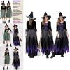 Fantasy Witch Costume For Adults With Polyester Blend Cosplay Dress For Parties