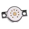 1Pcs 95 Ceramic Base 9Pin Tube Socket Beryllium Copper Chassis Mount Tube Base  Audio AMP DIY Parts