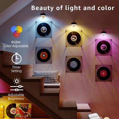 LED Art Display Light Battery Operated Magnetic Painting Lamp with Wireless Remote Control for Home Wall Decor Living Room