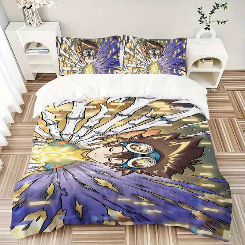 3Pcs Powerful Breakthrough Moment Bedding Set Soft Fabric Duvet Cover Pillowcases Home Xmas Halloween Gift 1 Duvet Cover 2 Pillowcase S1179
