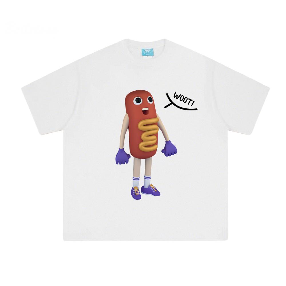 

Life Is Strange Hot Dog Personification High Quality Comfortable TOPS Round Neck Unisex Summer 100%cotton Female/Male Clothing XXL белый