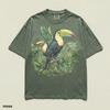 Toucan Tropical Jungle T-Shirt and Kids Shirt, Vintage Comfort Colors® Exotic Bird Graphic Tee, Rainforest Wildlife Nature Shirt and Kids Shirt