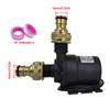 Pompa dell'acqua ultra silenziosa DC12V/24V 1000L/H Motore brushless mini Sommergibile Pompa dell'acqua per acquario Pompa di sollevamento per scaldacqua e doccia