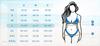 Exotic swimsuit, two-piece swimsuit, push-up thong, size L.
