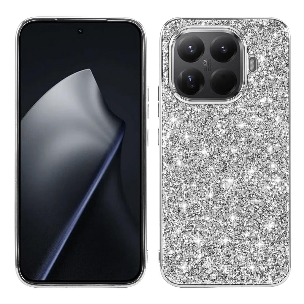 For Xiaomi 15T Pro Case Electroplating TPU + PC Sparkling Glitter Phone Back Cover