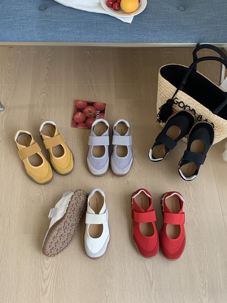 Velcro Mary Jane Shoes 2025 Spring and Summer New Plume Air German Training Shoes 2.5cm Platform Fashion Casual Shoes