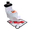 Christmas Snowman Toilet Seat and Cover Set - 3 Pieces