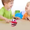 Novelty Chattering Teeth, Interactive Desk Toy, ABS Material, Creative Fun Gag Present, Family Entertainment