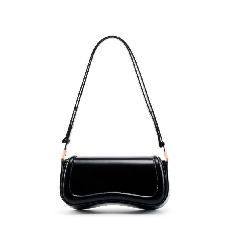 Genuine leather underarm bag, unique and simple, trendy street style women's bag, popular online, niche crossbody bag