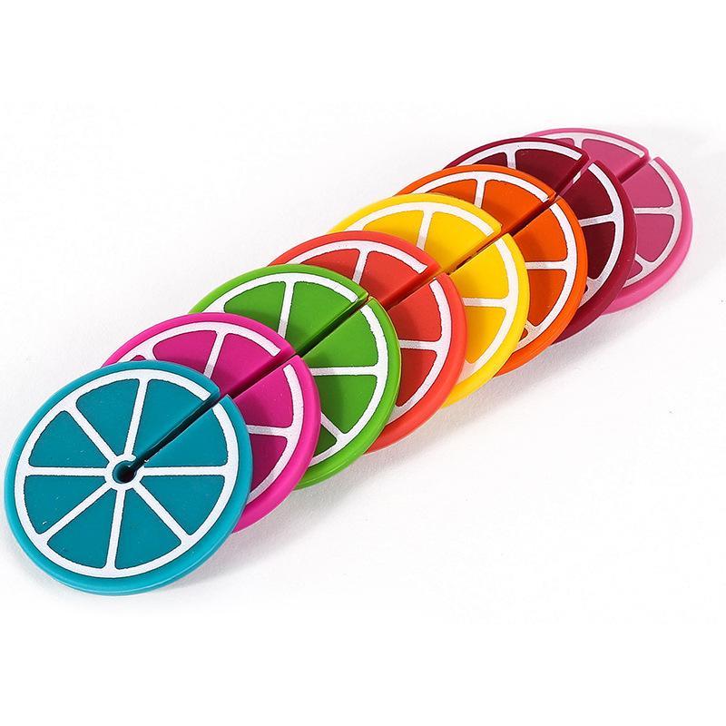 Food-grade Silicone Label Stickers for Distinguishing Orange Wine Cups, Party Wine Tags, Cocktail Cups.