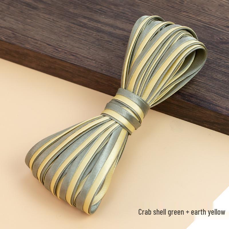 Hengmeihe Cheongsam Saténové lemování - 1 cm Pásky lemování v barvě pro oděvní doplňky