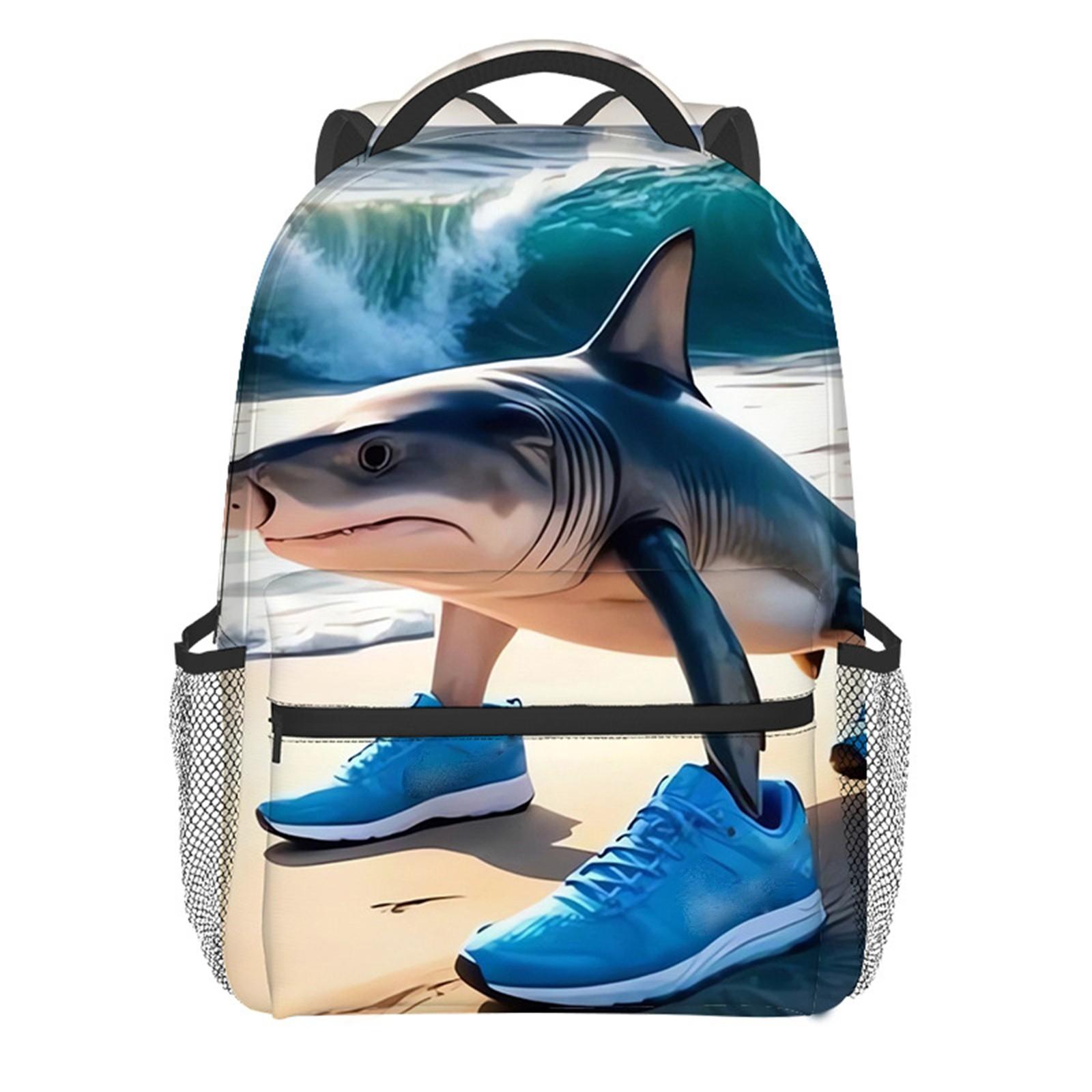 

Повседневная сумка через плечо с рисунком из мультфильма для учеников младших классов средней школы, рюкзаки большой вместимости One Size