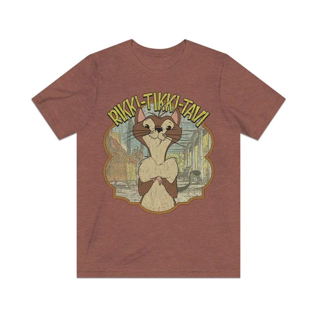 

Рикки-Тикки-Тави 1975 Винтажная мужская футболка 4XL