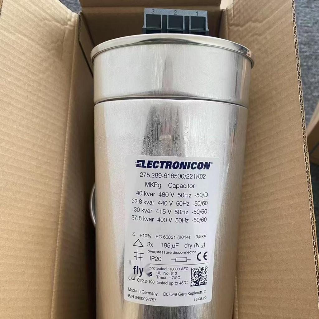 E62.M16-403L30 120UF Power Capacitor, 3-Phase