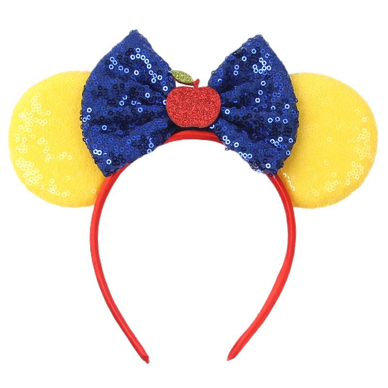 Nieuwste Mickey Mouse Oren Hoofdband Kid Adult Festival Party Pailletten Strik Haarband Vrouwen Baby Girl Party Haar Accessoires