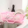 Kitchen Drainage Rack With Drainer Board Countertop Utensils Plates Chopsticks Bowls Spoons Storage Dish Drying Rack