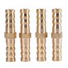 Brass Fitting Hose Barb Tail Reducer Reducing Plug Connector (8mm-8mm 4pcs)