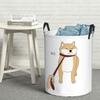 Laundry Collector Animal Shiba Inu Dogs Folding Laundry Basket Home Organizer Children Washing Basket Home Organizer