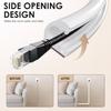 1PC Cord Management Channel Invisible Decorative PVC Wire Cover Anti-Step Protector Adhesive Soft Cable Raceway with Cap
