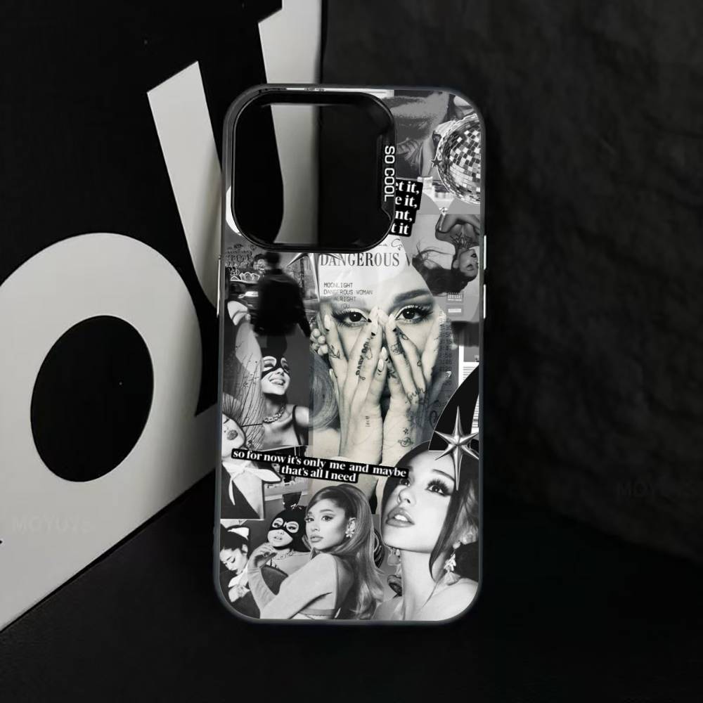 

A-Arianas Phone Case For iPhone 17,16,15,14,13,12,11 Plus,Pro Max,XS,Colorful Silver Phone case Funda Cover iPhone14Pro