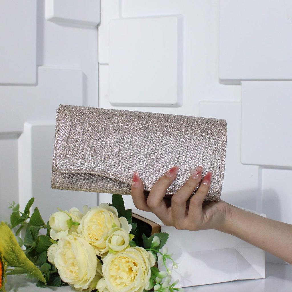 Stylish Glitter Evening Clutch Bag: Versatile Crossbody for Party & Dress