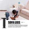 Metallmöbelfüße Sofafüße Schrank Couch Ersatz-Sofafüße Höhenverstellbar Schwerlast-Ersatz-Sofafüße für Bett
