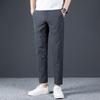 Summer Men's Light Business Casual Trousers Versatile Breathable Nine-minute Trousers Small Suit Trousers