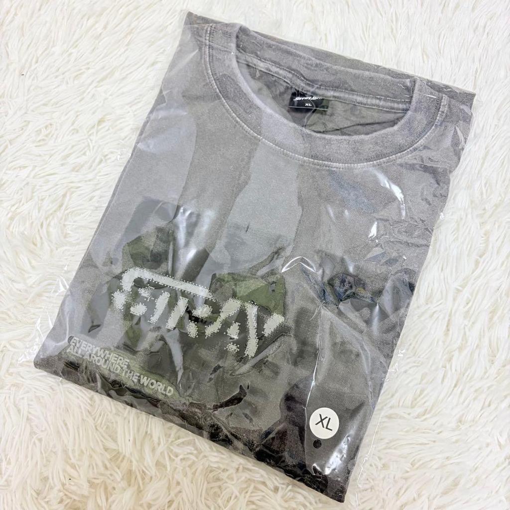 Used Stray Kids SKZ RUN IT T-shirt XL Gray Same-day shipping