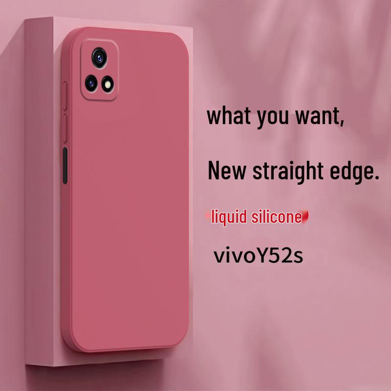 Vivo Y52s V2057A Liquid Silicone Case - Full Coverage Anti-Drop Protection