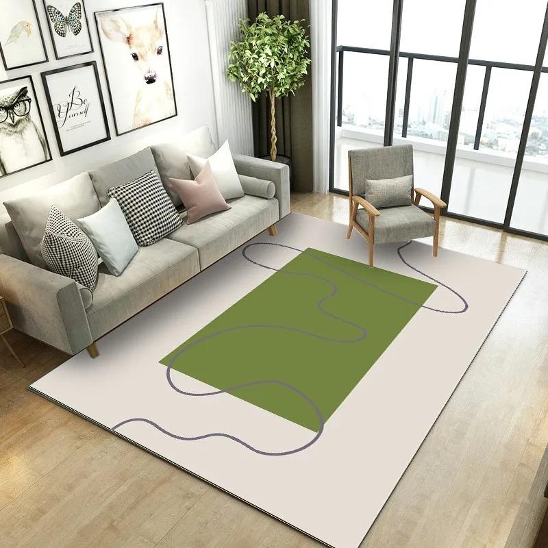 Creative Geometric Style Pattern Bedroom Floor Mats Decoration Home Living Room Floor Mats