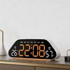 Temperature Display Digital Clock Humidity Display Desk Clock LED Alarm Clock Living Room