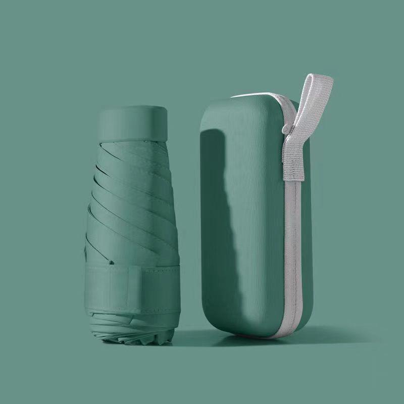 Women's UV Protection Foldable Sunshade Umbrella - Compact, Dual-Use for Sun & Rain