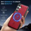 LC.IMEEKE L6 For Samsung Galaxy A37 5G Magnetic Case PU Leather Coated PC TPU Phone Cover